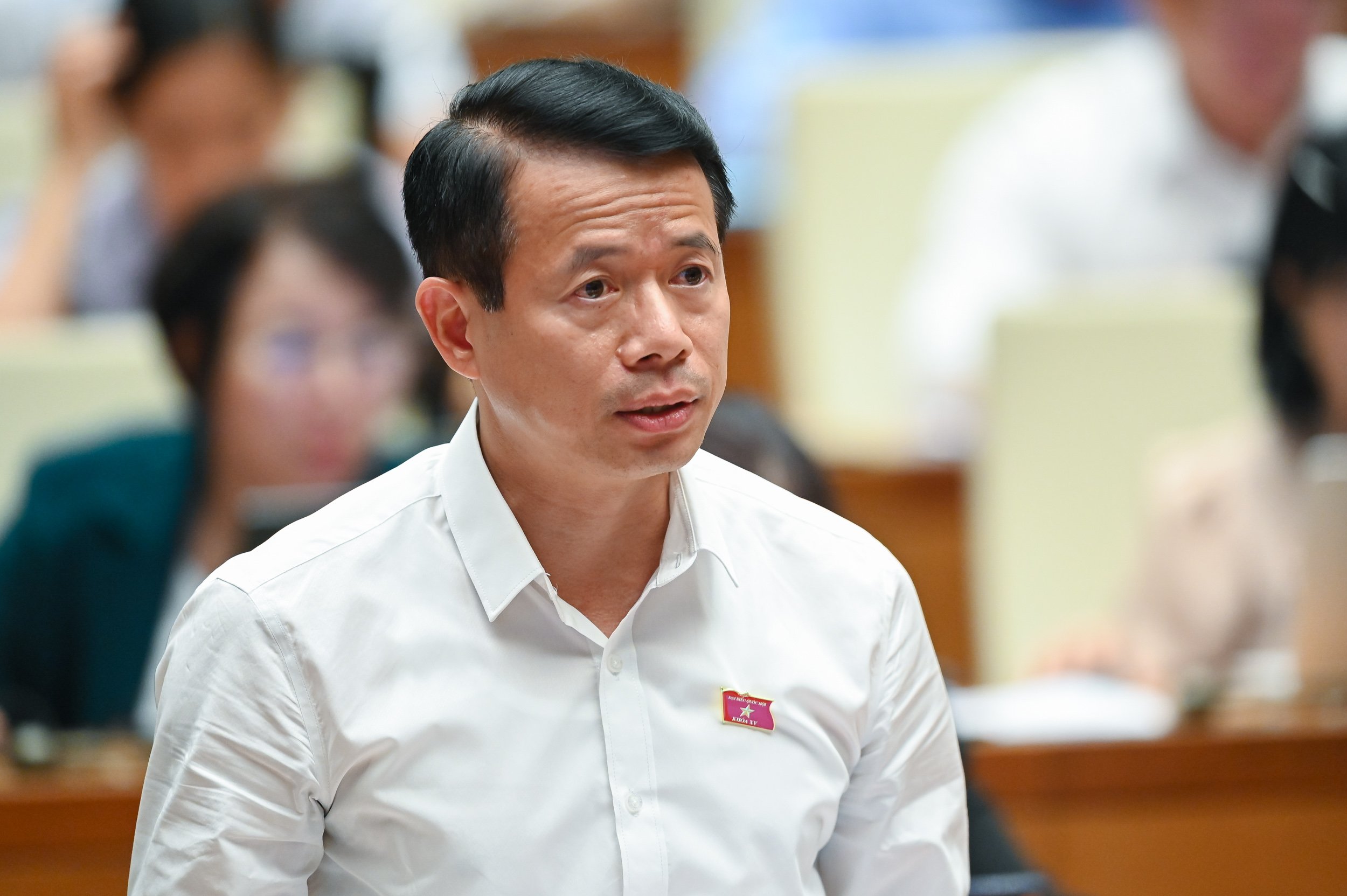 Đại biểu Nguyễn Hải Dũng, Đo&agrave;n Đại biểu Quốc hội tỉnh Nam Định. Ảnh - Quochoi.vn.