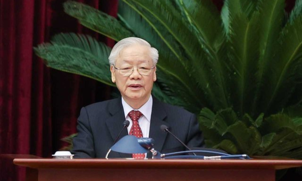 Tổng Bí thư Nguyễn Phú Trọng phát biểu chỉ đạo Hội nghị  (Ảnh: VGP/Nhật Bắc)