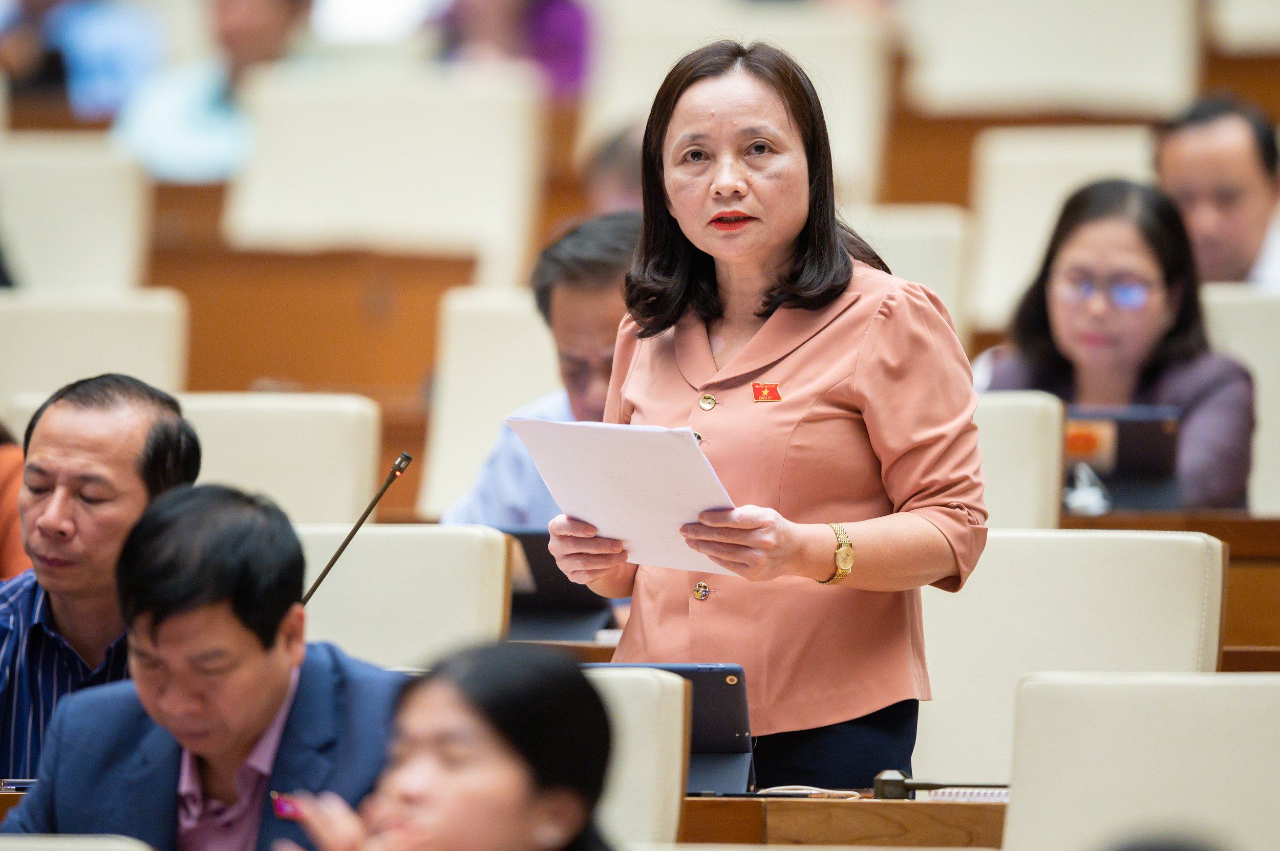 Đại biểu Cầm Thị Mẫn&nbsp; đề nghị bổ sung v&agrave;o Điều 54 dự thảo về việc&nbsp;nh&agrave; thầu dầu kh&iacute; được quyền đề xuất hưởng ch&iacute;nh s&aacute;ch ưu đ&atilde;i đầu tư tại Điều 54 nếu ch&iacute;nh s&aacute;ch ưu đ&atilde;i đầu tư tại giấy chứng nhận đăng k&yacute; đầu tư thấp hơn.