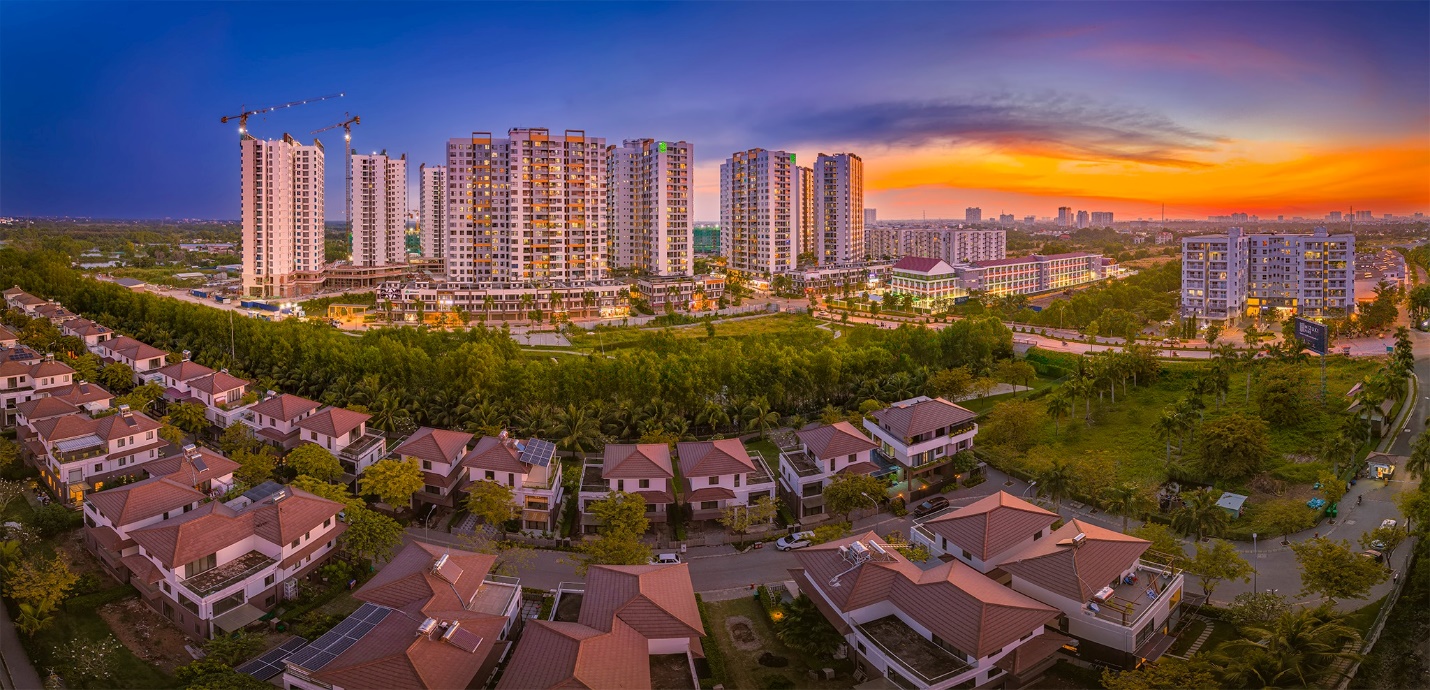 Mizuki Park được quy hoạch đồng bộ v&agrave; hiện đại, mang đến kh&ocirc;ng gian sống cao cấp cho cộng đồng. Ảnh: L&ecirc; Thiện.