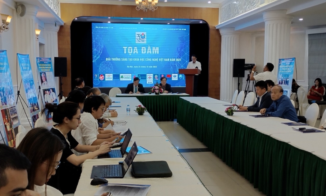 Quỹ VIFOTEC, Liên hiệp các Hội Khoa học và Kỹ thuật Việt Nam công bố các công trình đoạt Giải thưởng Sáng tạo Khoa học Công nghệ Việt Nam năm 2021.