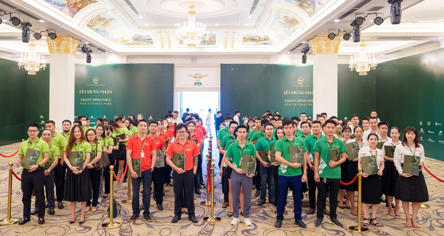 Chỉ những sàn và chuyên viên kinh doanh chính thức mới được quyền giới thiệu dự án Eco Central Park.