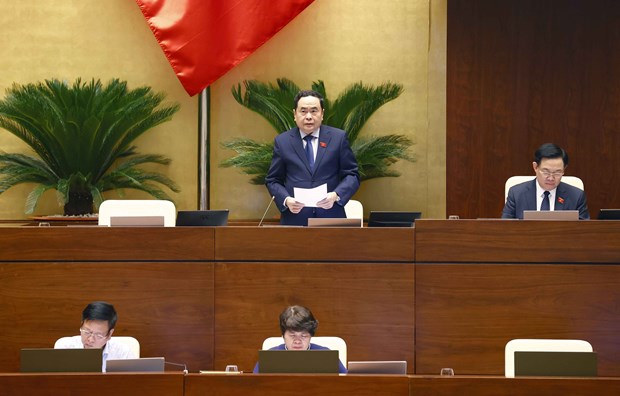 Quốc hội thảo luận về dự thảo Luật Ph&ograve;ng, chống bạo lực gia đ&igrave;nh (sửa đổi). Ảnh - TTXVN.&nbsp;