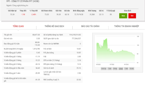 Tiếp tục bán cổ phiếu FPT, Dragon Capital không còn là cổ đông lớn