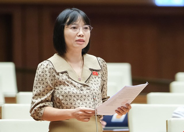 Đại biểu Nguyễn Thị Việt Nga, Đo&agrave;n đại biểu Quốc hội tỉnh Hải Dương.&nbsp;