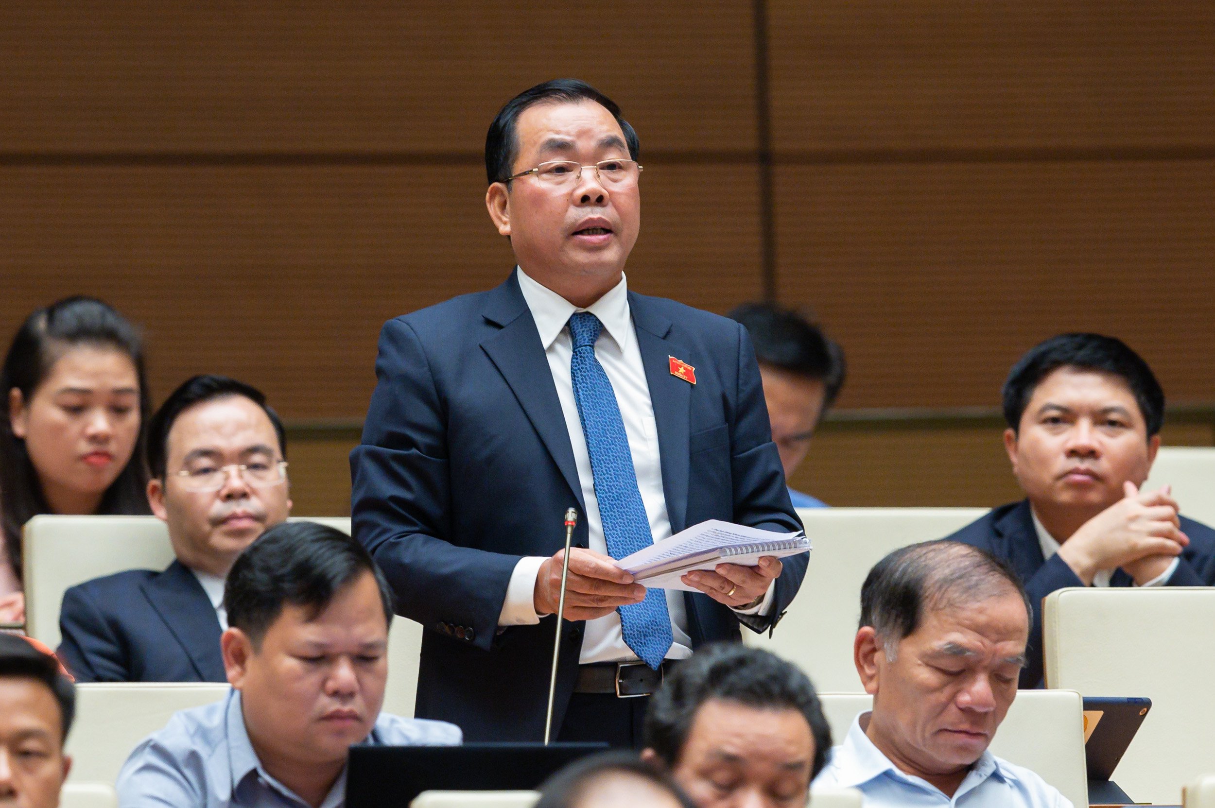 Đại biểu Nguyễn Quang Huân - Ảnh: Quochoi.vn