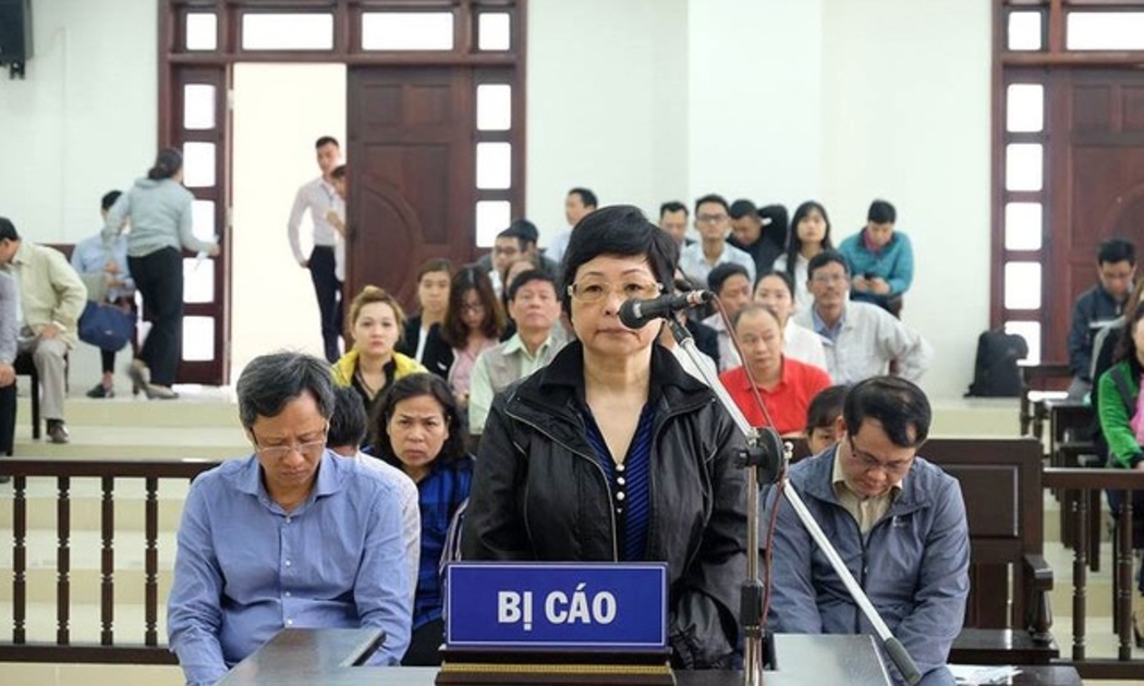 Bà Nga tại phiên tòa năm 2018.