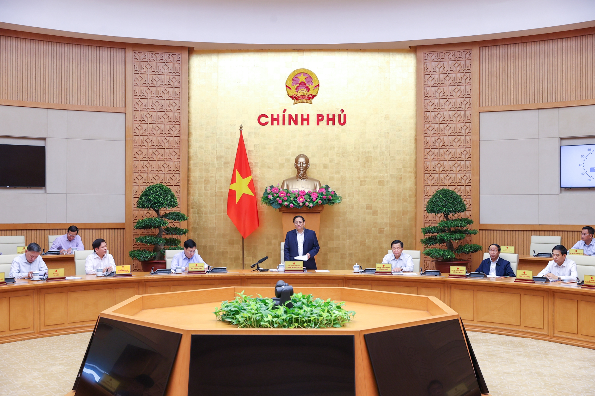 Toàn cảnh phiên họp sáng ngày 29/10 - Ảnh: VGP