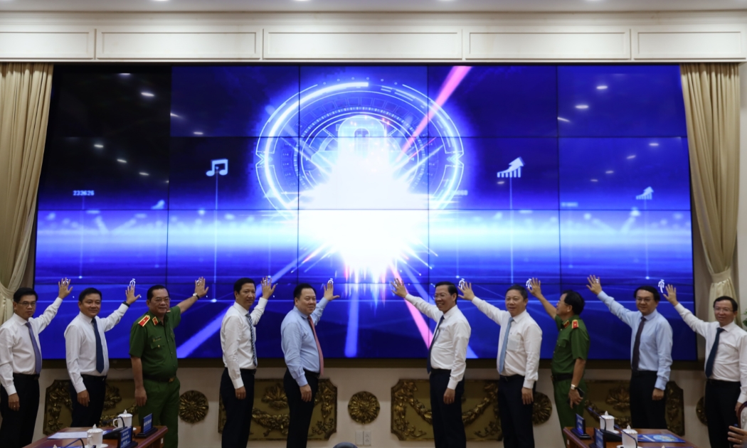 TP.HCM ra mắt Hệ thống thông tin giải quyết thủ tục hành chính chiều 28/10. (Ảnh: TTBC)