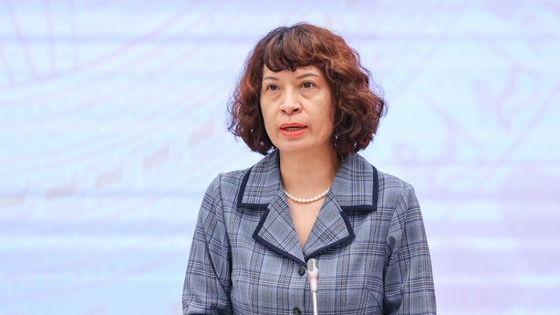 Thứ trưởng Bộ Y tế Nguyễn Thị Liên Hương. Ảnh - VGP. 