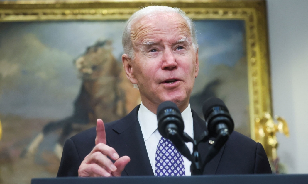 Tổng thống Mỹ Joe Biden phát biểu tại Nhà Trắng ngày 31/10 - Ảnh: Getty Images