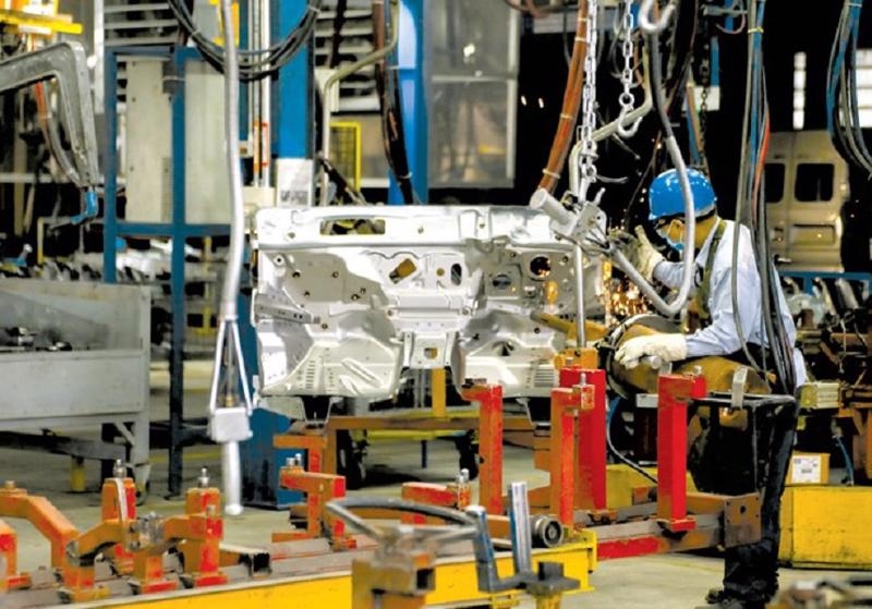 October PMI down slighly