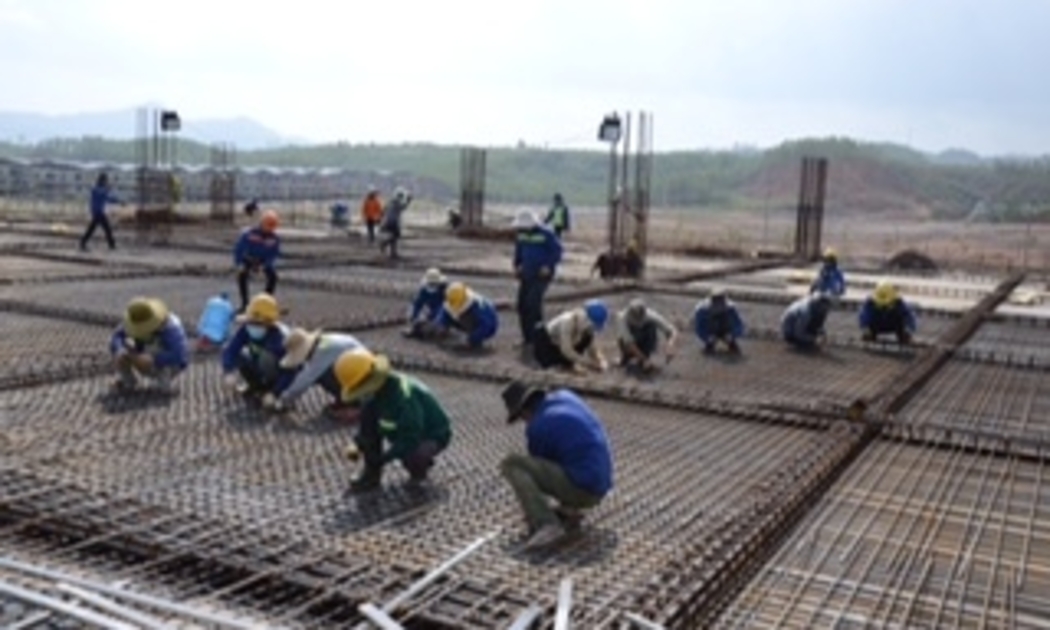 Một công trình đang thi công ở Đà Nẵng