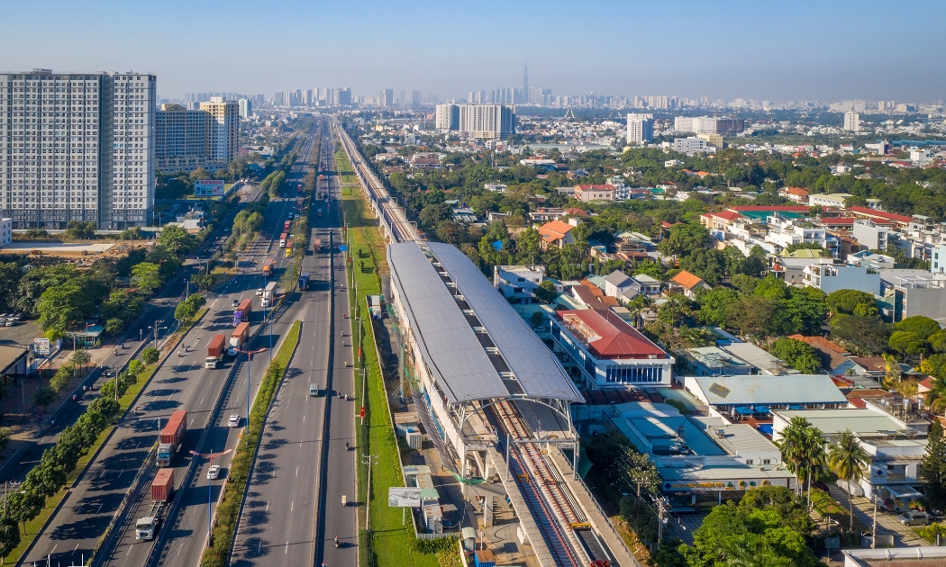 Nguồn cung dự án bất động sản dọc theo tuyến metro hiện đang khan hiếm (Ảnh: Minh Hòa).