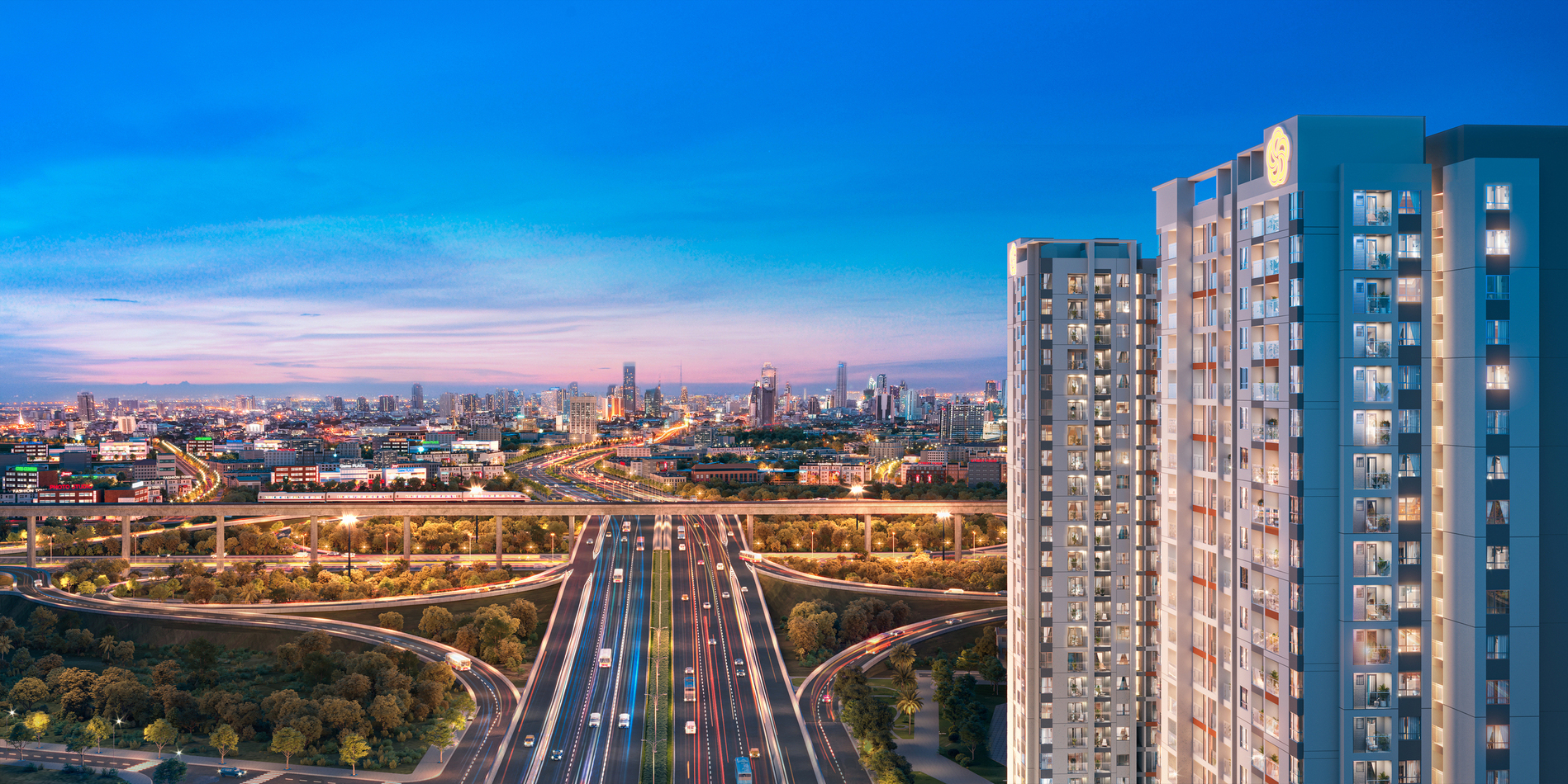 Moonlight Avenue tọa lạc tại vị trí đắc địa giữa trung tâm thành phố Thủ Đức.