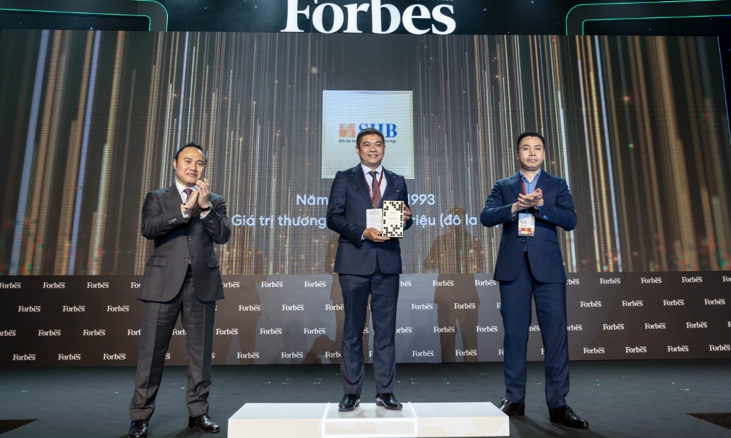 Theo Forbes Việt Nam, thương hiệu SHB nằm trong Top “25 thương hiệu tài chính dẫn đầu Việt Nam 2021” và được định giá 91,8 triệu đô la Mỹ.