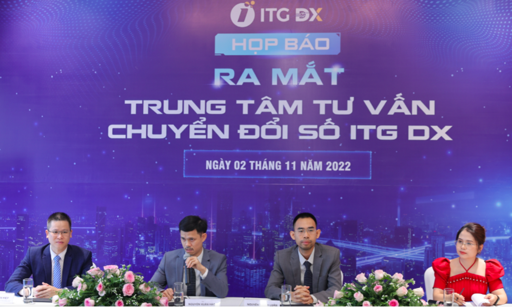 Ra mắt Trung tâm tư vấn chuyển đổi số ITG DX (ITG Digital Transformation Center) sáng 2/11.