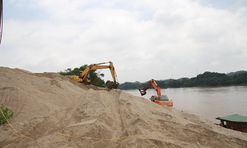 Hà Nội: 124 bãi tập kết cát, sỏi chưa đủ thủ tục hoạt động hoặc không phù hợp tiêu chí