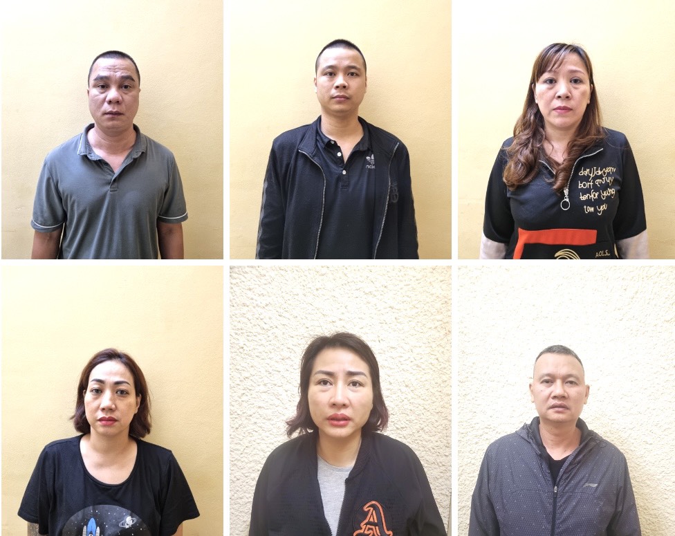 Nh&oacute;m đối tượng bị bắt giữ li&ecirc;n quan đến nh&oacute;m Phương 