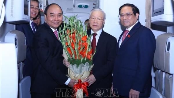 Tổng Bí thư Nguyễn Phú Trọng kết thúc tốt đẹp chuyến thăm chính thức Trung Quốc