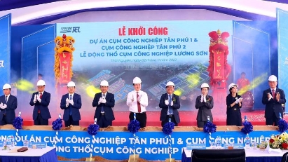 Thai Nguyen kicks off construction of three industrial clusters