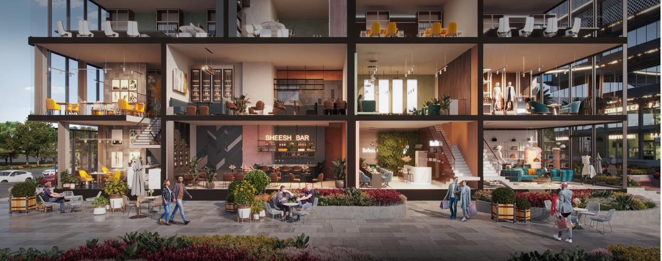 Shophouse Astral City với diện mạo sang trọng, hiện đại, thích hợp kinh doanh đa ngành nghề.