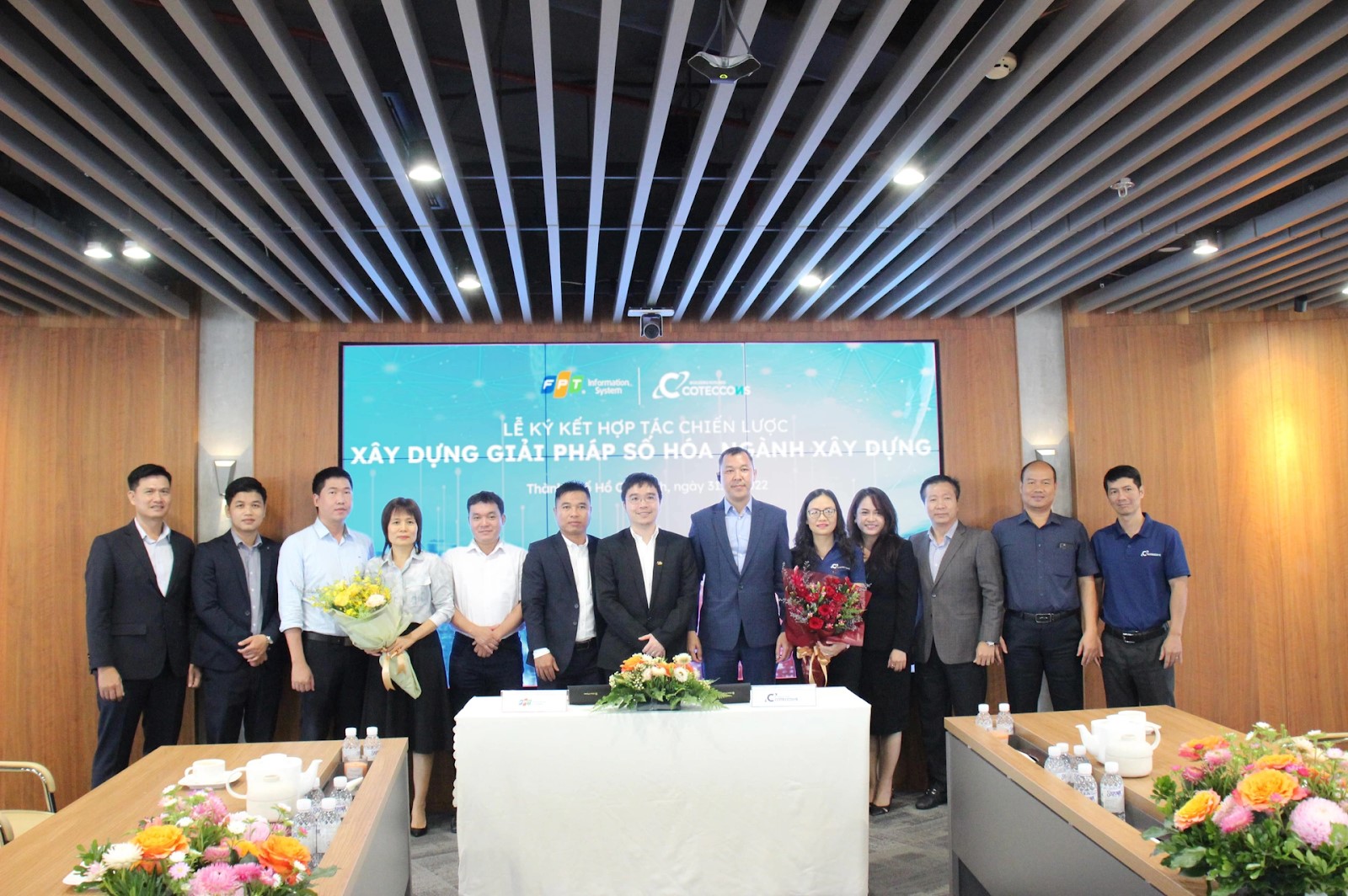 FPT IS và Coteccons hợp tác chiến lược hiện thực hóa mục tiêu chuyển đổi số.