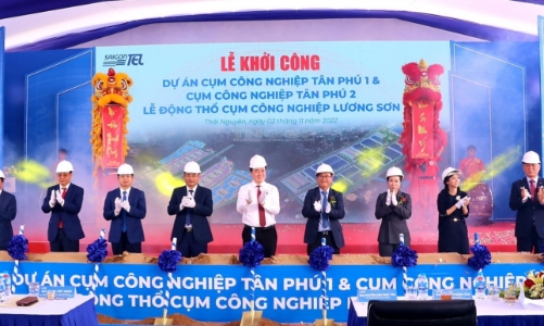 Thái Nguyên khởi công cùng lúc 3 cụm công nghiệp, tổng giá trị đầu tư gần 800 tỷ