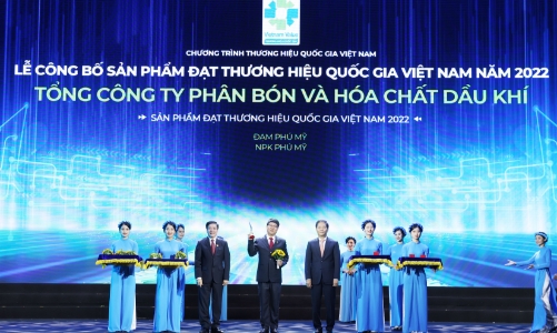 Phân bón Phú Mỹ lần thứ 5 liên tiếp được công nhận là Thương hiệu Quốc gia