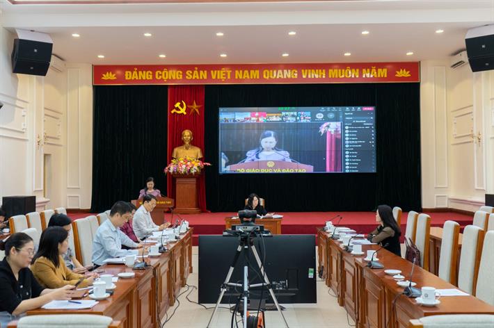 Quang cảnh Hội nghị. Ảnh: Bộ Giáo dục và Đào tạo.