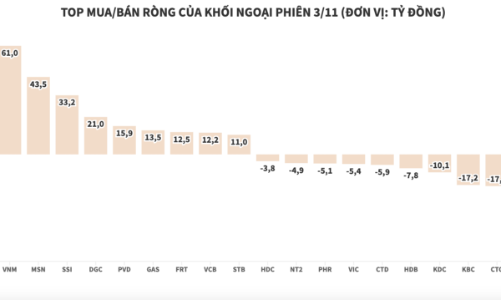 Khối ngoại trở lại mua ròng hơn 257 tỷ đồng, tập trung gom blue-chips
