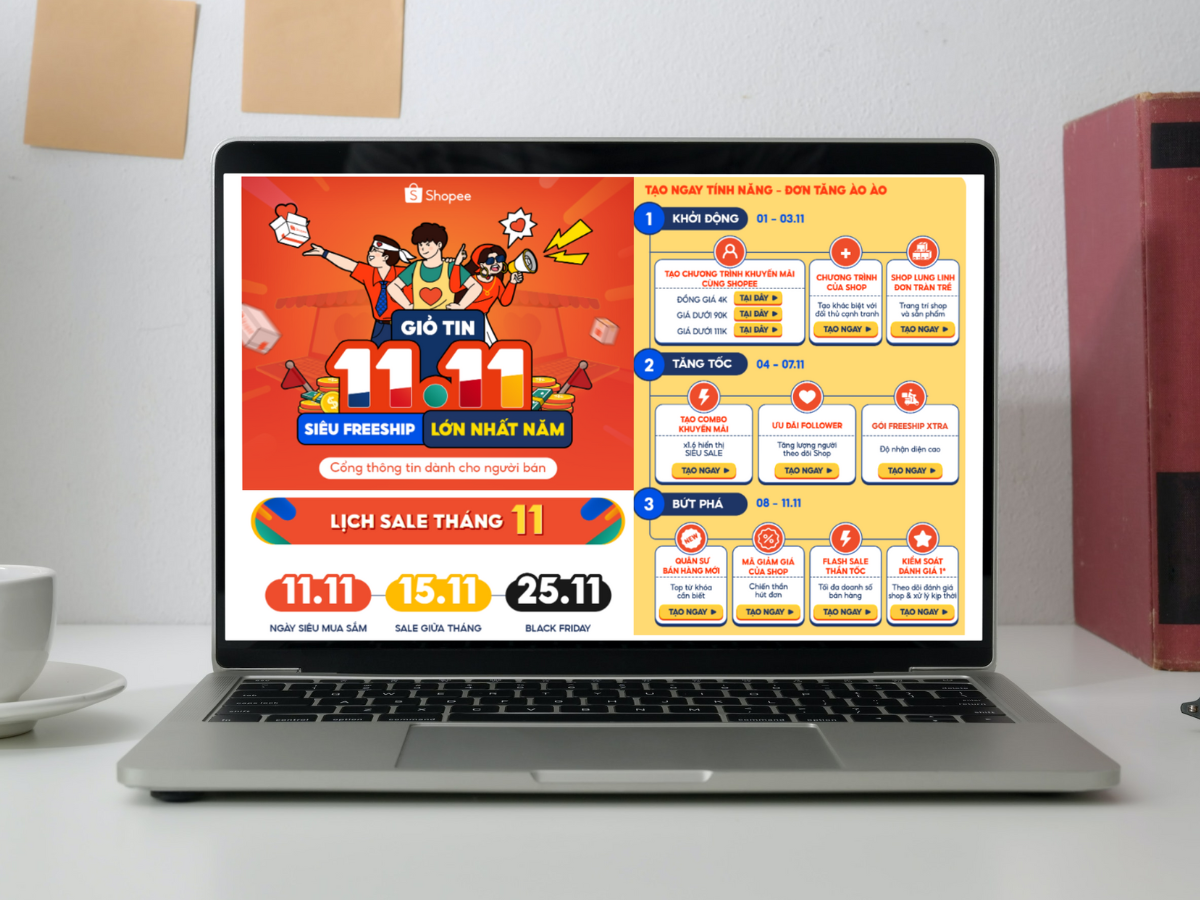 Người b&aacute;n c&oacute; thể tận hưởng rất nhiều c&aacute;c chiến dịch quảng b&aacute; v&agrave; khuyến m&atilde;i từ Shopee. Từ đ&oacute;, tiềm năng n&acirc;ng cao doanh số v&agrave; tiếp cận kh&aacute;ch h&agrave;ng cũng tăng đ&aacute;ng kể.