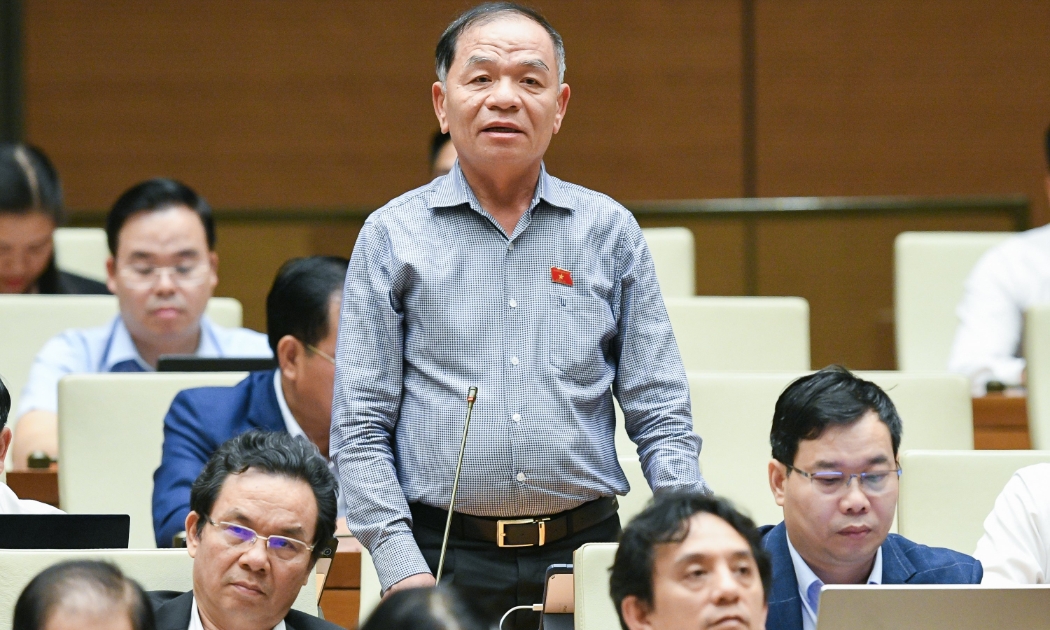 Đại biểu Lê Thanh Vân, Đoàn Đại biểu Quốc hội tỉnh Cà Mau. Ảnh - Quochoi.vn. 