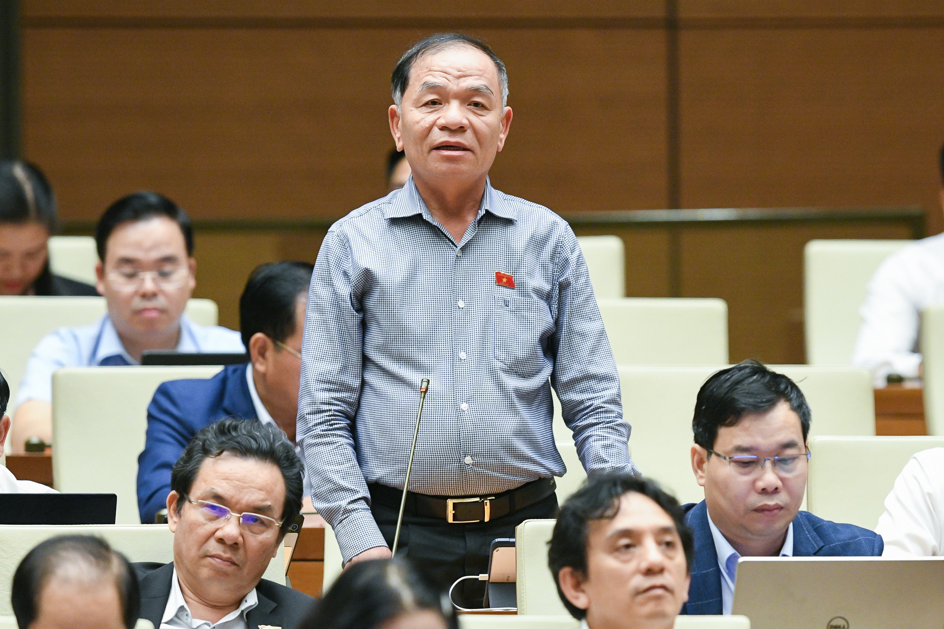 Đại biểu Lê Thanh Vân, Đoàn Đại biểu Quốc hội tỉnh Cà Mau. Ảnh - Quochoi.vn. 