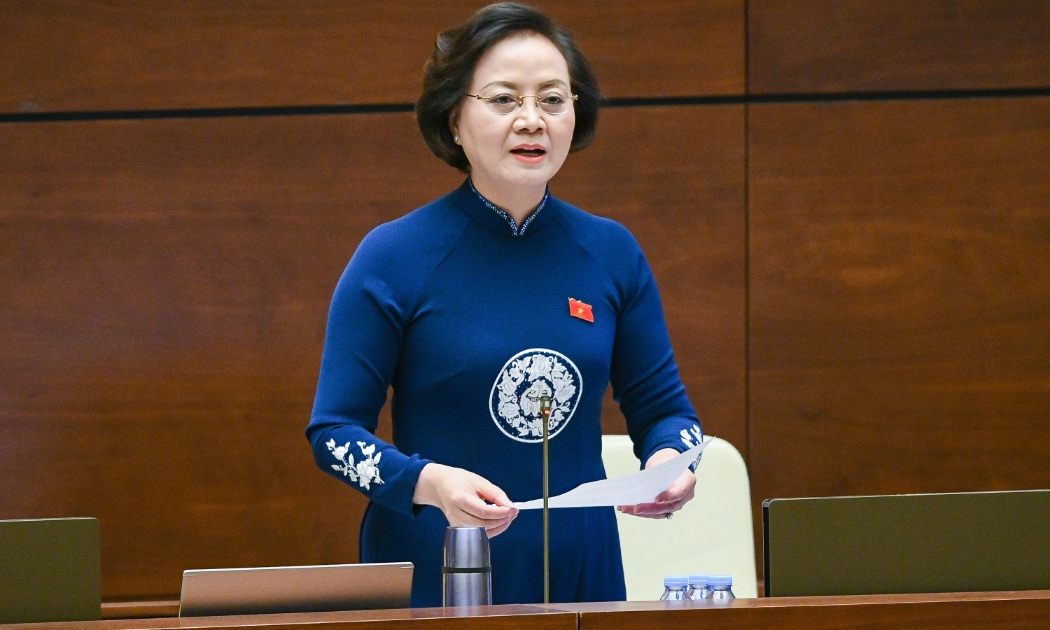 Bộ trưởng Bộ Nội vụ Phạm Thị Thanh Trà. Ảnh - Quochoi.vn. 