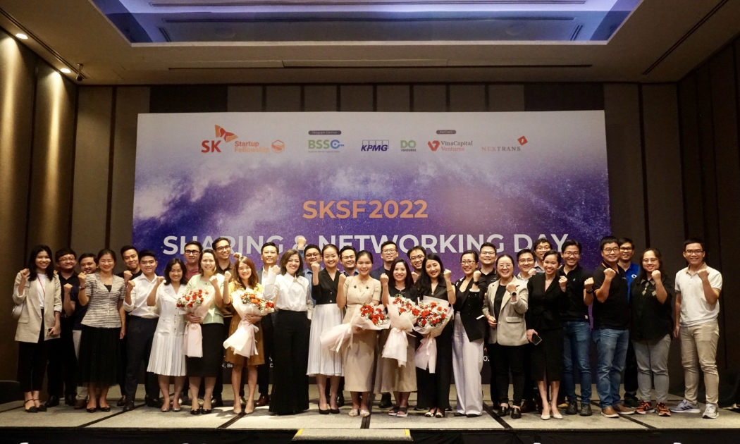 Những startup xuất sắc tại sự kiện chia sẻ và kết nối của SKSF 2022.