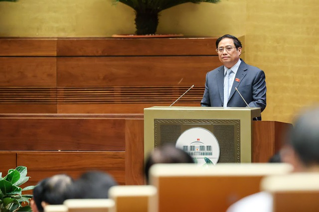 Thủ tướng Phạm Minh Chính báo cáo, giải trình một số vấn đề được đại biểu Quốc hội và đồng bào, cử tri quan tâm, lưu ý