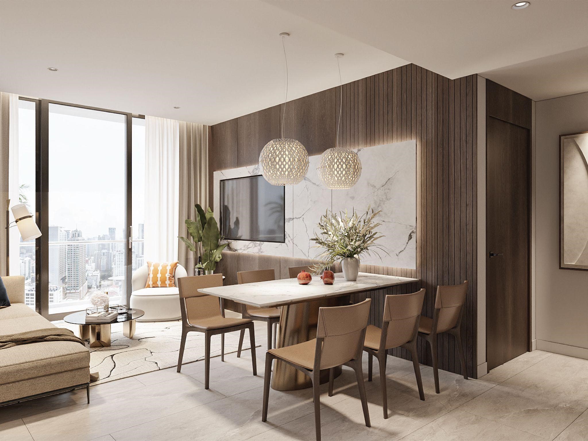 Căn hộ được thiết kế theo chuẩn căn hộ kh&aacute;ch sạn trau chuốt cả về h&igrave;nh thức lẫn c&ocirc;ng năng.