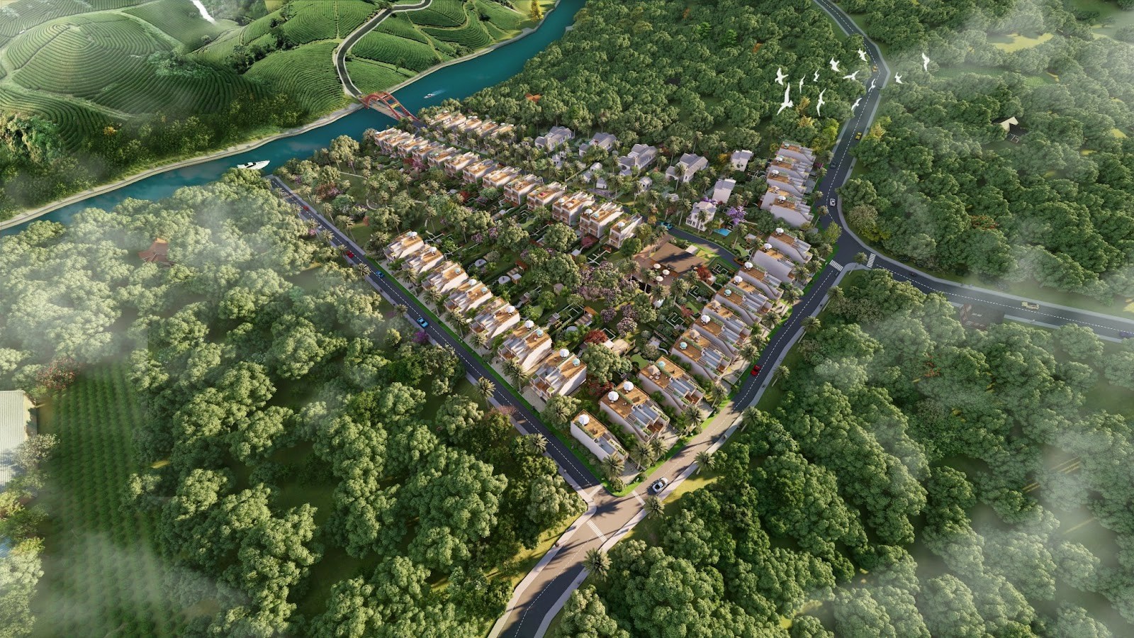 Palm Garden - sản phẩm nghỉ dưỡng thời thượng trong kh&ocirc;ng gian xanh ng&aacute;t của Bảo Lộc.