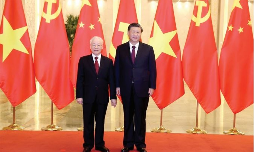 Tổng Bí thư Nguyễn Phú Trọng là “quốc khách” đầu tiên của Tổng Bí thư, Chủ tịch nước Tập Cận Bình, người vừa được bầu lại làm Tổng Bí thư, nhiệm kỳ thứ 3 liên tiếp, của Đảng Cộng sản Trung Quốc.