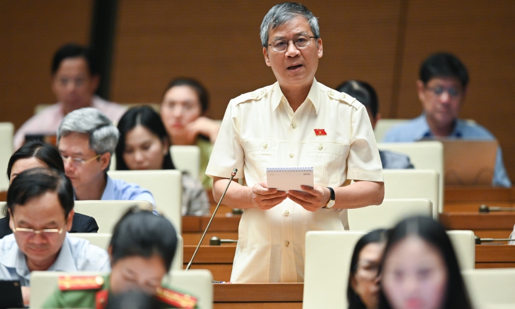 Đại biểu Nguyễn Anh Trí (đoàn Hà Nội) - Ảnh: Quochoi.vn