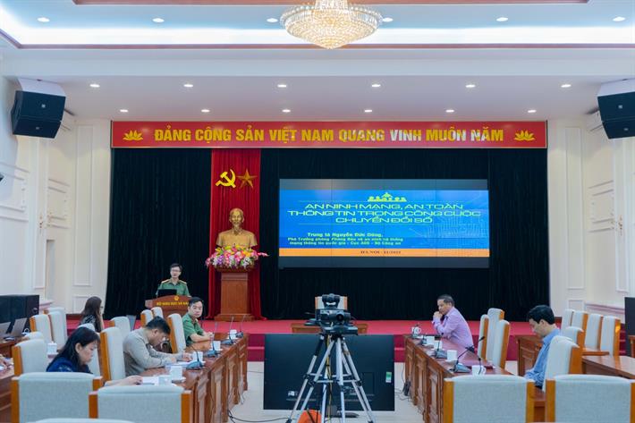 Quang cảnh tập huấn. Ảnh: Bộ  Giáo dục và Đào tạo.