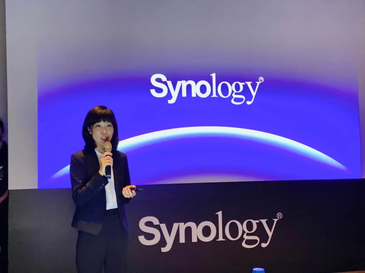 B&agrave; Thachawan Chinchanakarn, Đại diện Synology chia sẻ với truyền th&ocirc;ng chiều 9/11/2022 tại TP.HCM