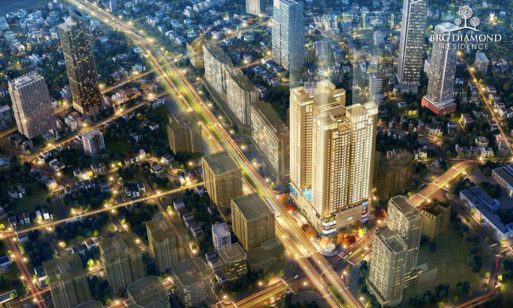 Phối cảnh dự án BRG Diamond Residence Hà Nội.
