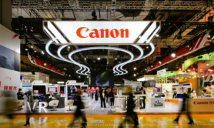 Gian trưng bày của Canon tại Hội chợ Nhập khẩu Quốc tế Trung Quốc lần thứ 5