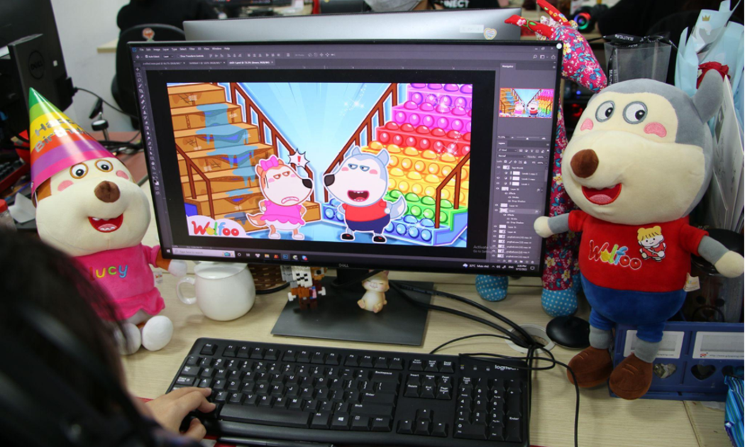 Phim hoạt hình Wolfoo sản xuất tại studio của Sconnect.