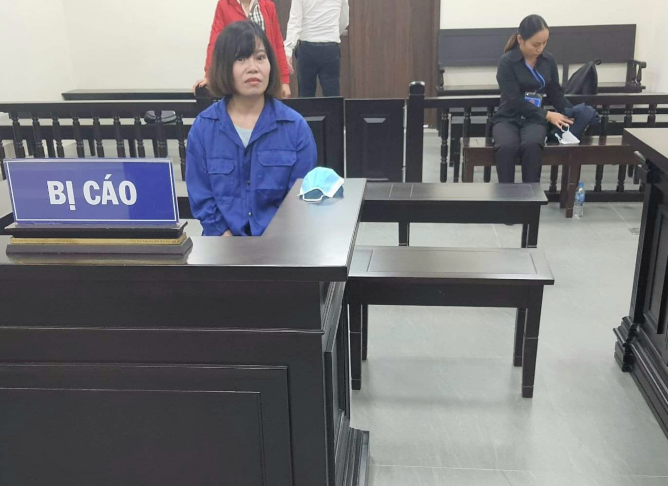 Bị c&aacute;o Thảo tại t&ograve;a s&aacute;ng 10/11.