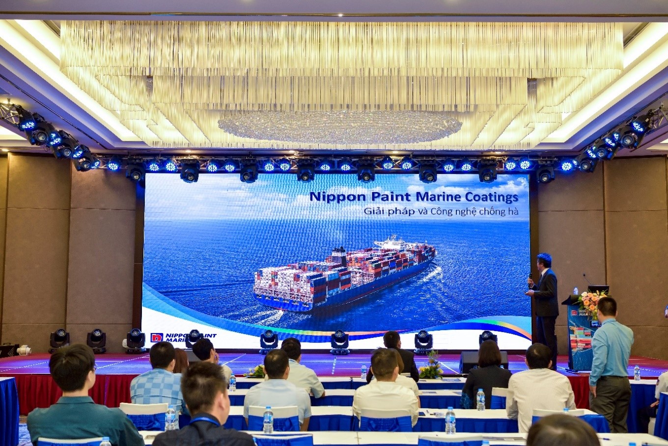 Hội nghị kh&aacute;ch h&agrave;ng ng&agrave;nh h&agrave;ng sơn h&agrave;ng hải của Nippon Paint Việt Nam được tổ chức tại Hải Ph&ograve;ng.