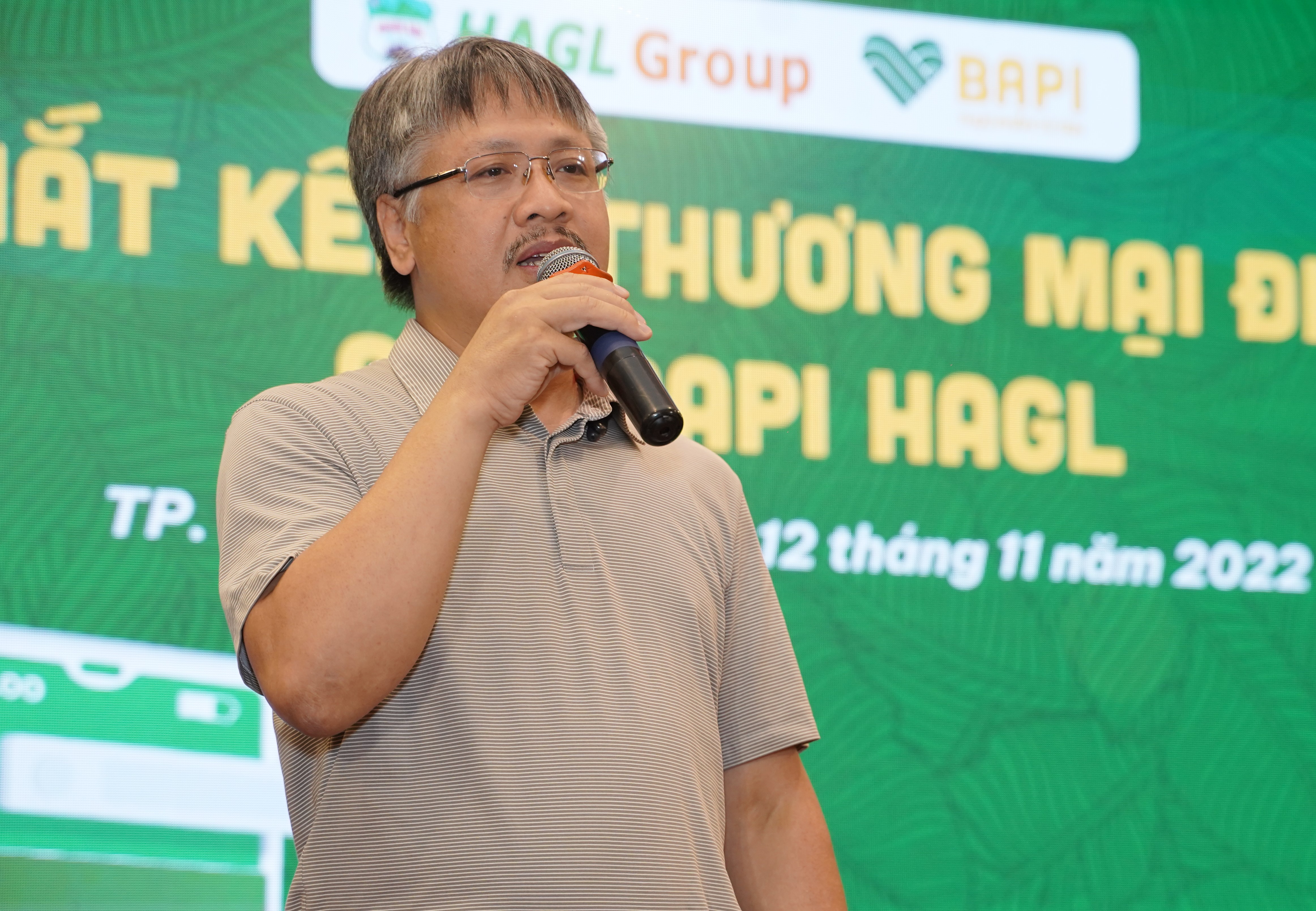 &Ocirc;ng Đinh Văn Lộc ,Tổng Gi&aacute;m đốc Bapi Food cho biết, HAGL đặt mục ti&ecirc;u phấn đấu đạt 1 triệu con heo , 10 triệu con g&agrave; v&agrave; 100.000 con b&ograve; v&agrave;o năm 2023.