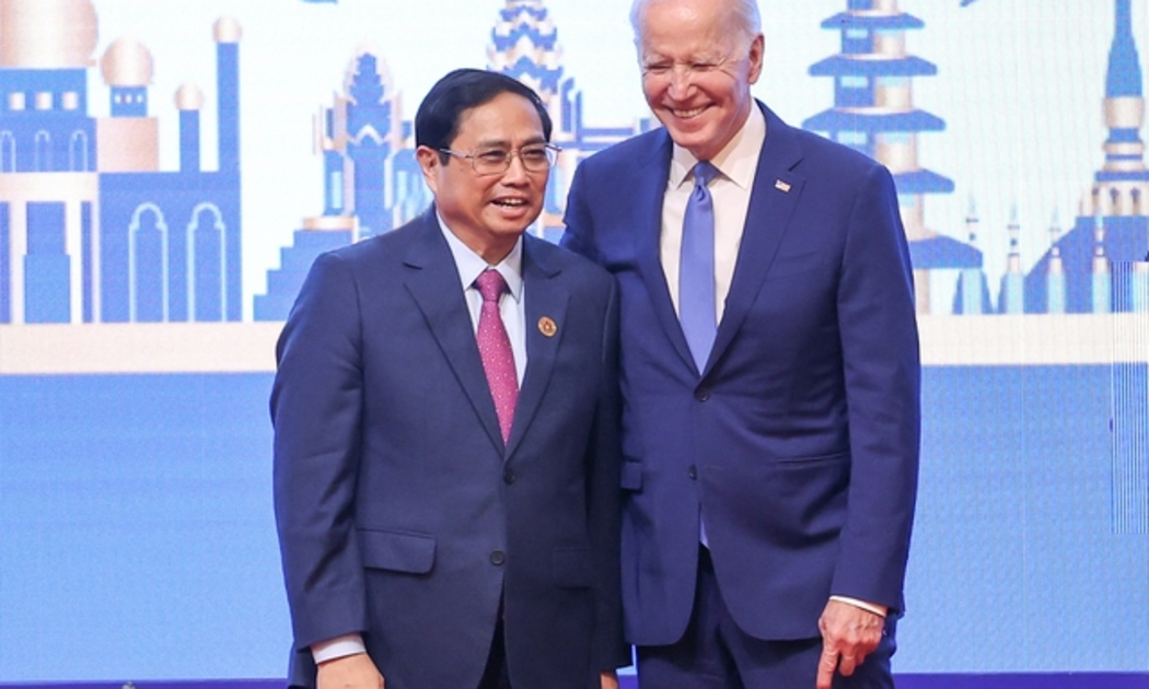 Thủ tướng Phạm Minh Chính và Tổng thống Mỹ Joe Biden - Ảnh: VGP